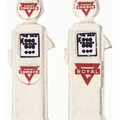 JL Innovative Design 573 HO Conoco Painted Deluxe Custom Gas Pump (Pack of 2) - Your Source for Gaming Essentials Trains