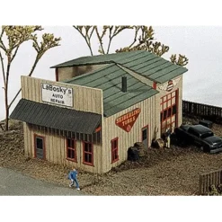 Best JL Innovative Design 140 N LaBoskys Auto Repair Shop Wooden Kit - Your Source for Gaming Essentials Trains