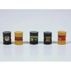 Clearance JL Innovative Design 557 Richfield Black & Yellow Custom Oil Barrels (Pack of 5) - Your Source for Gaming Essentials Trains