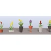 Best Sale JTT Scenery Products 95567 HO 7/8" Assorted Potted Flower Plants #2 (Pack of 6) - Your Source for Gaming Essentials
