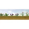 JTT Scenery Products 95557 HO #1, 1/2" Assorted Flower Plants (Pack of 12) - Your Source for Gaming Essentials Trains