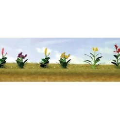 Outlet JTT Scenery Products 95564 O 1" Assorted Flower Plants Set #4 (Pack of 10) - Your Source for Gaming Essentials Trains