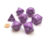 Dice>Jumbo Polyhedral 7-Die Dice Set 23mm-29mm-Purple with White Numbers - Your Source for Gaming Essentials
