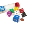 Dice>Jumbo Polyhedral 7-Die Dice Set 23mm-29mm - Assorted Colors - Your Source for Gaming Essentials