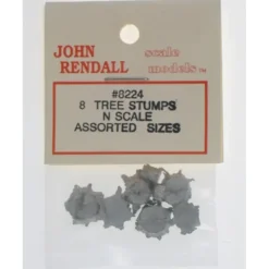 JV Models 8224 N Tree Stump Assortment (Pack of 8) - Your Source for Gaming Essentials Trains