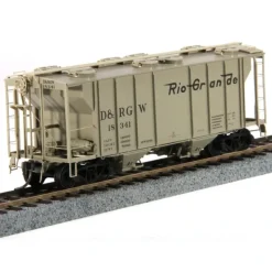 Hot Kadee 8649 HO Denver & Rio Grande Western PS-2 2-Bay Covered Hopper #18341 - Your Source for Gaming Essentials Trains