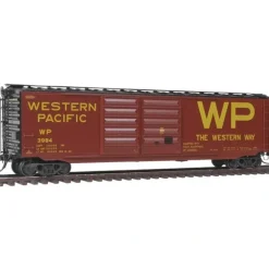 Sale Kadee 6737 HO Western Pacific PS-1 50' Double-Door Boxcar with 15' Door #3984 - Your Source for Gaming Essentials Trains