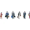 Clearance Kato 6-514 A HO Walking Passengers Figures (Box of 6) - Your Source for Gaming Essentials Trains
