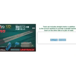 Best Kato 3-113 HO HV3 Interchange Track Set with #4 Electric Turnouts - Your Source for Gaming Essentials Trains