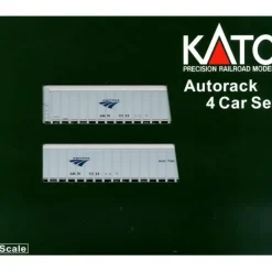 Kato 106-5501 N Amtrak Autorack #1 (Pack of 4) - Your Source for Gaming Essentials Trains