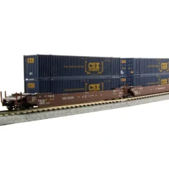 Outlet Kato 106-6170 N AOK MAXI-IV 53' Stack Cars #55358 w/CSX Containers (Set of 3) - Your Source for Gaming Essentials Trains
