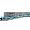 Hot Kato 106-6157 N Gunderson Maxi-I 5 Unit Double Stack Well Car w/40' Containers - Your Source for Gaming Essentials Trains