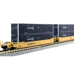 Discount Kato 106-6171 N MAXI-IV 53' Stack Car 3pk TTX New Logo #765483 w/UMAX Cont - Your Source for Gaming Essentials Trains