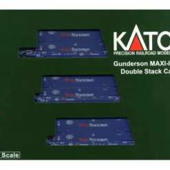 Sale Kato 106-6166 N Pacer Maxi-IV 53' Stack Car #6303 w/Pacer Containers (Pack of 3) - Your Source for Gaming Essentials Trains
