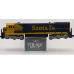 Best Kato 176-301 N Scale AT&SF C30-7 Diesel Locomotive #8017 LN/Box - Your Source for Gaming Essentials Trains