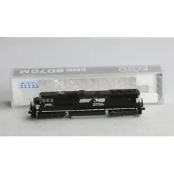 Discount Kato 176-7501 N Scale NS SD70M #2591 Black w/White Face LN/Box - Your Source for Gaming Essentials Trains