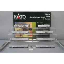 Best Kato 106-074 N Scale Santa Fe Super Chief Passenger Cars (Set of 8) - Your Source for Gaming Essentials Trains