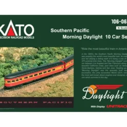 Sale Kato 106-061 N Southern Pacific Morning Daylight 10-Car Passenger Set - Your Source for Gaming Essentials Trains