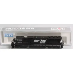Kato 176-7502 NS SD70M Black w/White Face Diesel Locomotive #2599 LN/Box - Your Source for Gaming Essentials Trains