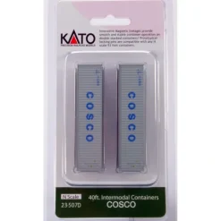 Sale Kato 23-507D N Scale Cosco 40' Intermodal Container Set (Set of 2) - Your Source for Gaming Essentials Trains