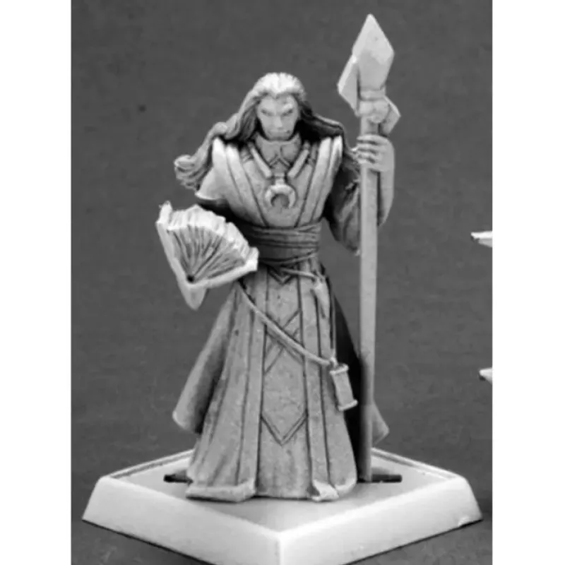 Tabletop Miniatures-Khalib, Runelord Apprentice #60098 Pathfinder Miniatures Unpainted - Your Source for Gaming Essentials