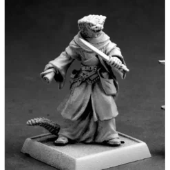 Tabletop Miniatures-Khavith, Serpentfolk Evoker #60078 Pathfinder Miniatures Unpainted - Your Source for Gaming Essentials