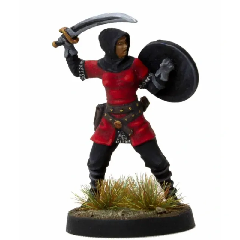 Tabletop Miniatures-Koronnan: Koronnan Bladesister - Unpainted 32mm Scale Freeblades Metal Figure - Your Source for Gaming Essentials