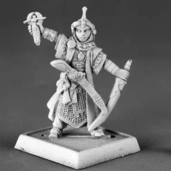 Tabletop Miniatures-Kyra, Female Iconic Cleric 60015 Pathfinder Miniature Unpainted - Your Source for Gaming Essentials