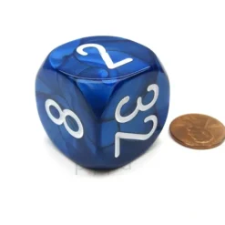 Dice>Large Backgammon 30mm Doubling Cube Dice - Blue - Your Source for Gaming Essentials