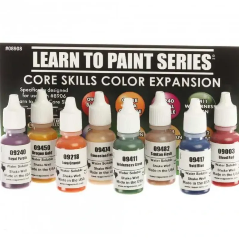 Tabletop Miniatures-Learn to Paint Kit #08908 Core Skills Color Expansion - Your Source for Gaming Essentials