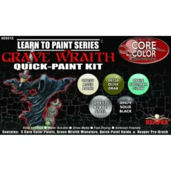 Tabletop Miniatures-Learn to Paint Kit #09918: Grave Wraith Quick-Paint Kit - Your Source for Gaming Essentials