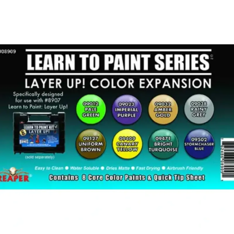 Tabletop Miniatures-Learn to Paint Kit #08909 Layer Up! Color Expansion - Your Source for Gaming Essentials