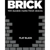 Cards-Legion Brick Sleeves with Box - Flat Black (100) - Your Source for Gaming Essentials