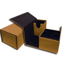 Cards-Legion Elder Dragon Vinyl Vault Box, Holds up to 200 Sleeved Cards - Gold - Your Source for Gaming Essentials