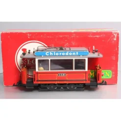 Sale LGB 2035 Chlorodont Streetcar (Powered) - Metal Wheels VG - Your Source for Gaming Essentials Trains
