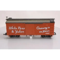 Hot LGB 41675 G Scale White Pass "Gateway to the Yukon" Boxcar #742 - Your Source for Gaming Essentials Trains