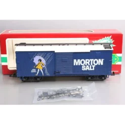 Clearance LGB 4090-MS G Scale Morton Salt Boxcar LN/Box - Your Source for Gaming Essentials Trains