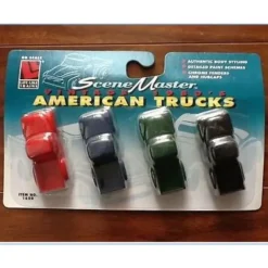 Best Life Like 1650 HO Vintage 1950's American Pickup Trucks (Set of 4) - Your Source for Gaming Essentials
