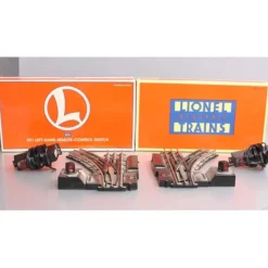 Lionel 6-23010 & 6-23011 O Left 7 Right Hand Remote-Control Switches [2] EX/Box - Your Source for Gaming Essentials Trains