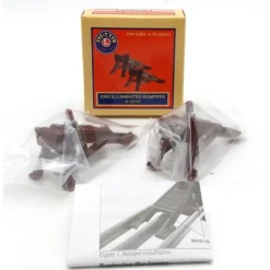 Hot Lionel 6-12715 O and O27 Gauge Illuminated Plastic Bumpers (Set of 2) LN/Box - Your Source for Gaming Essentials Trains