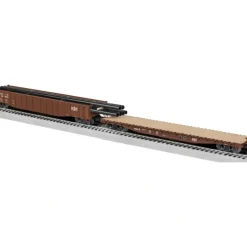 Discount Lionel 6-82664 O Bessemer & Lake Erie Gondola & Flatcar w/Pipe #19950, 4019 - Your Source for Gaming Essentials Trains