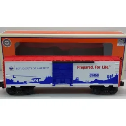 Lionel 6-39358 O Gauge Boy Scouts Prepared for Life Boxcar - Your Source for Gaming Essentials Trains