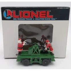 Best Lionel 6-18403 O Gauge Operating Santa Hand Car - Green EX/Box - Your Source for Gaming Essentials Trains
