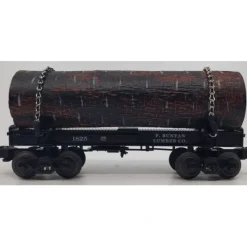 Clearance Lionel 6-27835 O Gauge P.Bunyan Lumber Co. Skeleton Log Car #1825 LN - Your Source for Gaming Essentials Trains