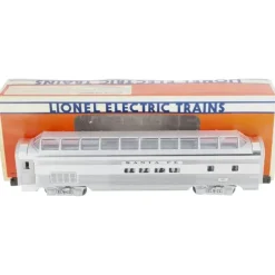 Lionel 6-19128 O Gauge Santa Fe Aluminum Full Vista Dome Car #507 LN/Box - Your Source for Gaming Essentials Trains