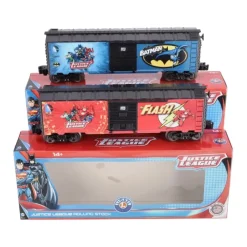 Clearance Lionel 6-82683 O Justice League Batman/The Flash Boxcar 3-Rail (Pack of 2) - Your Source for Gaming Essentials Trains