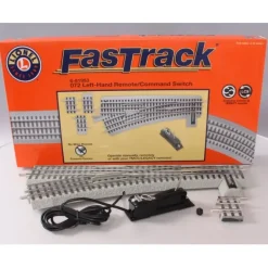 Sale Lionel 6-81953 O-72 Left Hand Remote Fastrack/Command Switch Turnout - Your Source for Gaming Essentials Trains