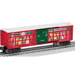 Best Lionel 6-82711 O North Pole Central Transparent Boxcar w/Christmas Gift #82711 - Your Source for Gaming Essentials Trains