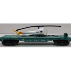 Lionel 6-81486 O NYC Patrol Helicopter Flatcar - Your Source for Gaming Essentials Trains