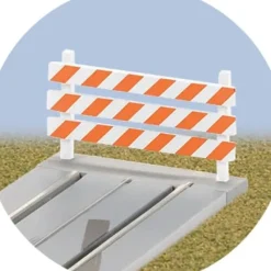 Sale Lionel 6-22379 O Scale SuperStreets Barricade Track - Your Source for Gaming Essentials Trains